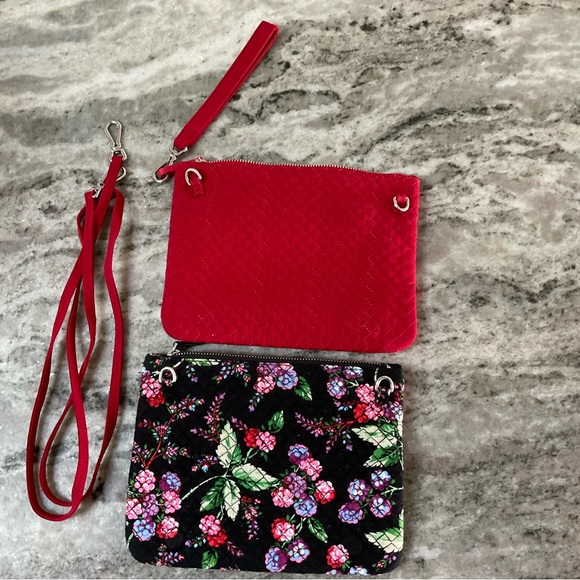 Vera Bradley Winter Berry/Cardinal custom double crossbody bags - Picture 15 of 15